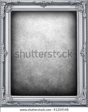 silver frame background