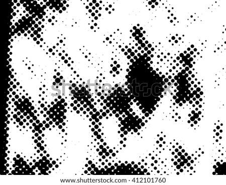 Grunge halftone dots texture background - abstract isolated stock vector template - easy to use