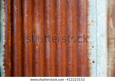 rusty steel galvanize sheet wall background