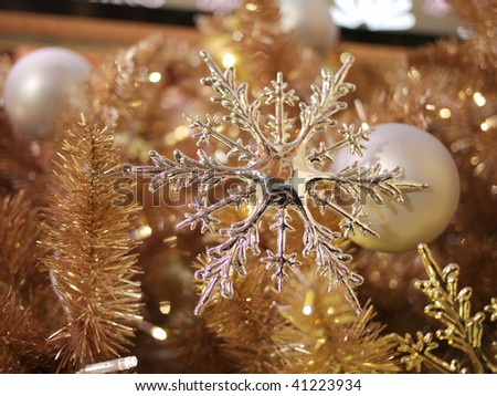 Snowflake, Christmas ornament