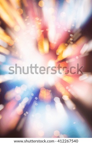 abstract blurred and silver glittering shine bulbs lights background