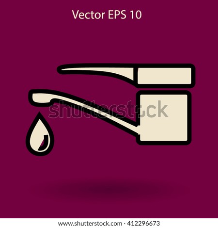Water taps vector illustration