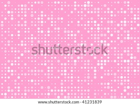 Pastel pink retro texture of dots