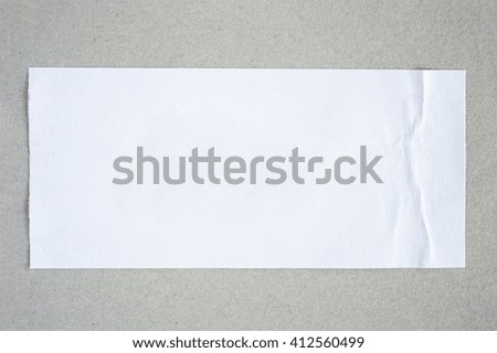 sticker label paper close up