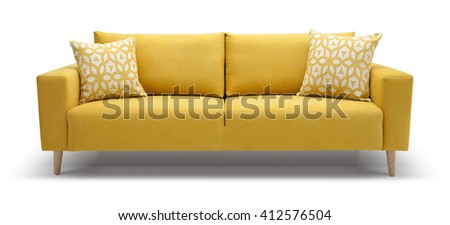 Scandinavian Sofa Royalty-Free Stock Photo #412576504