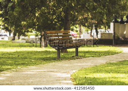 free park bench
