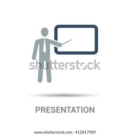Training, presentation icon  Vector.