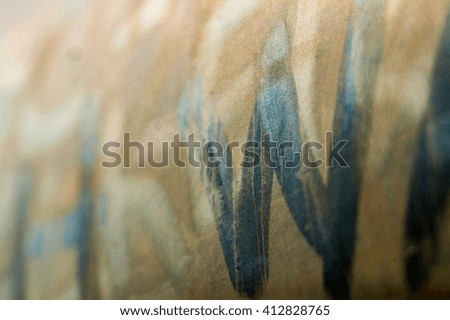 Dusty corroded old metal surface as background image