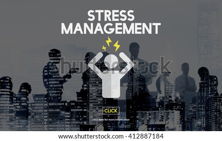 Stress Management Tension Anxiety Strain Rehabilitation Concept Royalty-Free Stock Photo #412887184