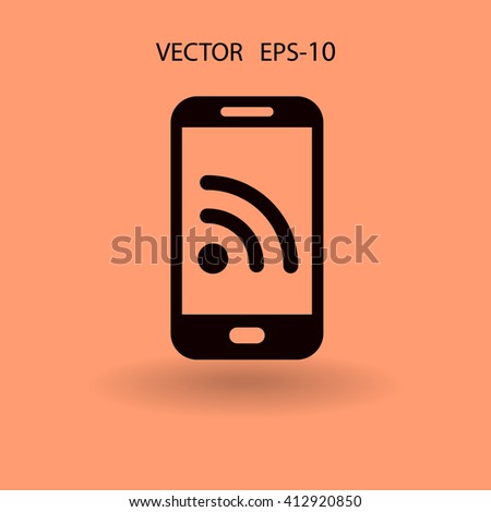 RSS mobile icon
