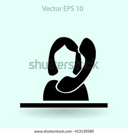 secretary vector icon