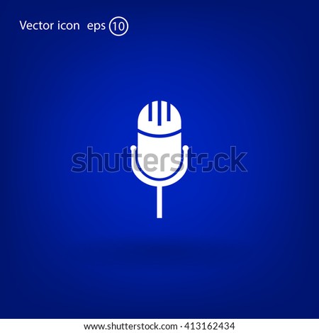 Microphone Icon- Vector