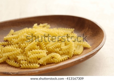 Food ingredient, short pasta