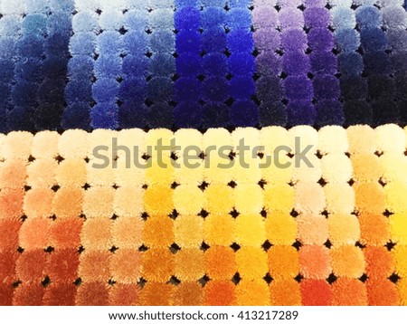 Samples of colored carpet, stacked , background, texture,