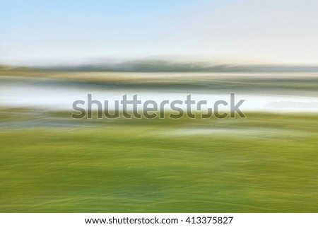 Natural abstraction, motion blur, idea