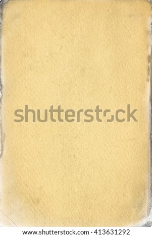 empty old vintage paper background in frame.Weathered and ancient Kraft Paper texture