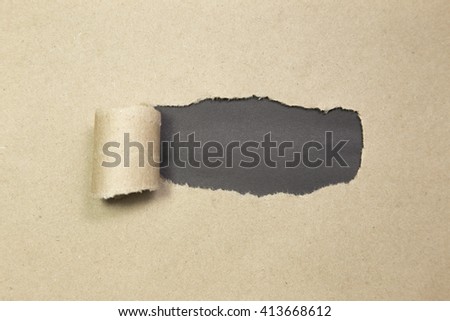 Blank torn paper with copy-space.