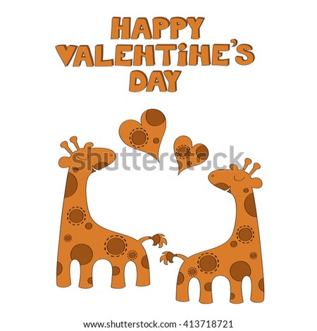 Happy Valentine's Day vector illustration 