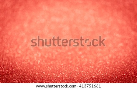 Bokeh elegant red glitter bright background abstract for Christmas or valentine.