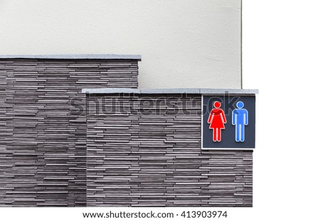 restroom sign
