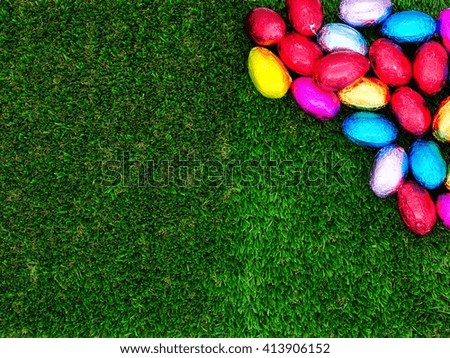 udio photo of chocolate easter eggs