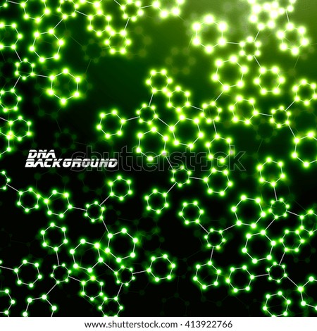 Abstract molecule dna, vector illustration, eps 10