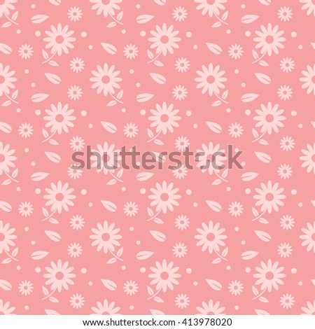 pink seamless flower pattern