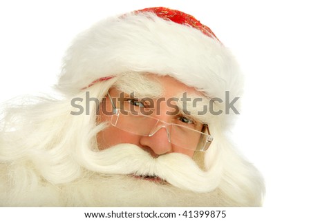 Christmas Santa Claus  . Isolated on white