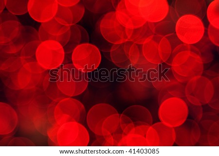 Nw Year Holiday Background. Abstract Red Light  Unfocused