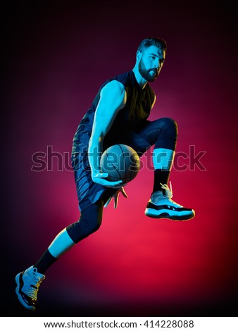 basketball player man Isolated 