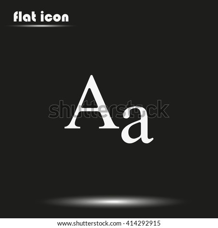 Font size icon.