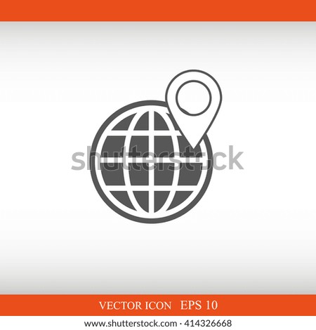 Global vector icon
