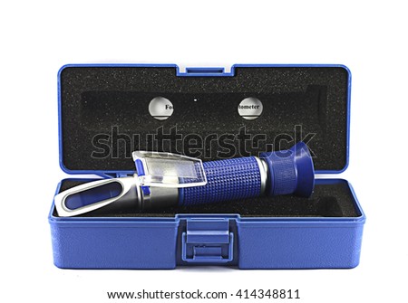 A refractometer is a field device for the measurement of an index of refraction.