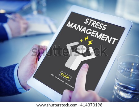 Stress Management Tension Anxiety Strain Rehabilitation Concept Royalty-Free Stock Photo #414370198