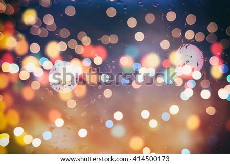 Festive Background With Natural And Bright Golden Lights. Vintage Magic Background With Color