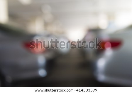 Blur car parking