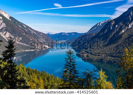 Lake Achen - Achensee Royalty-Free Stock Photo #414525601
