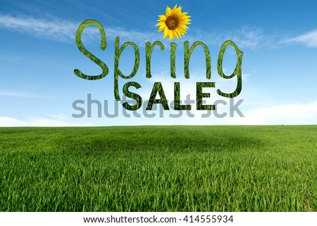 Time of the spring sales