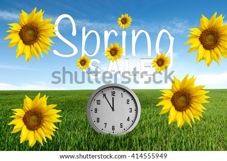 Time of the spring sales