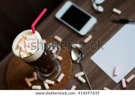 Coffee with cream