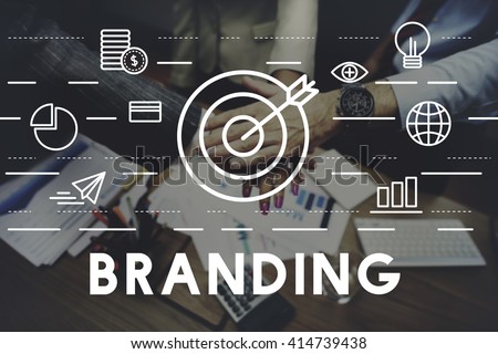 Branding Advertisement Copyright Value Profile Concept Royalty-Free Stock Photo #414739438