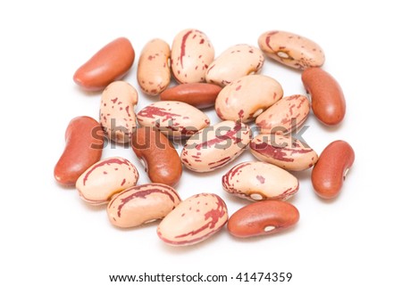 Beans isolated on white