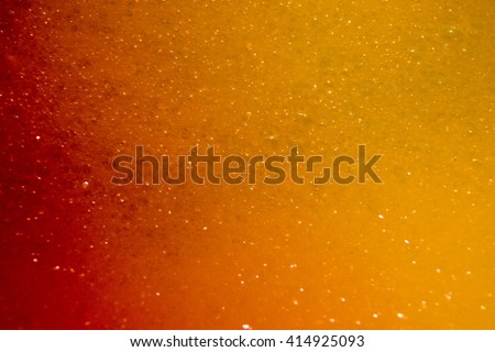 Orange Bubble Background with shimmer effect 