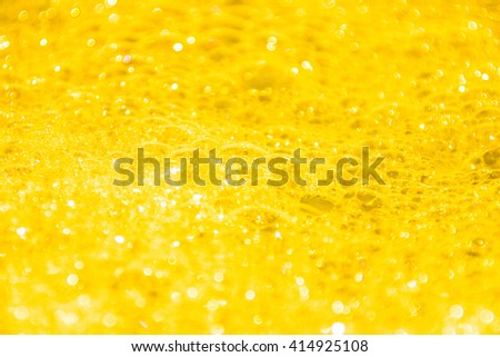 Orange/yellow Bubble Background with shimmer effect water