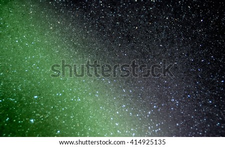 Galaxy Bubble Background with shimmer effect creating space like scene