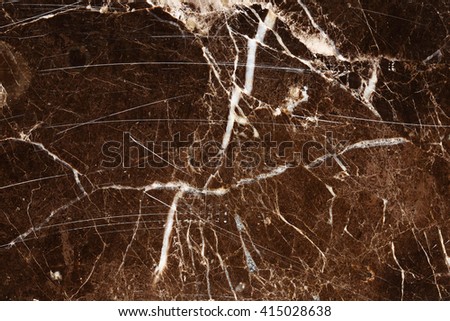 Patterned natural of Dark brown marble for background and texture.