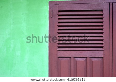 the old wooden windows background