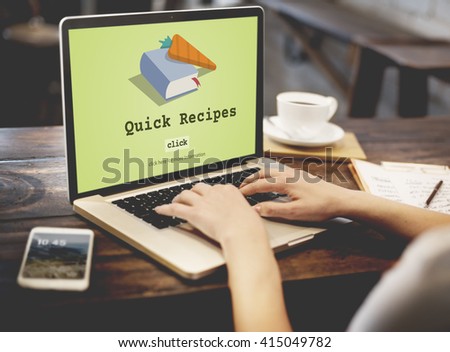 Today's Special Quick Recipes Menu LUnch Concept