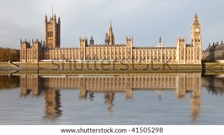 Westminster, house of parliament in London England