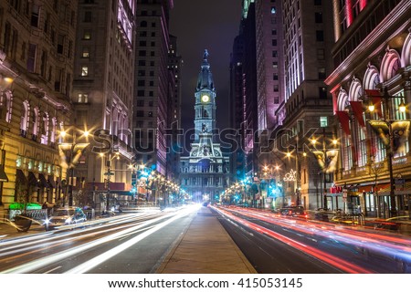 Philadelphia City Hall from South Broad Street